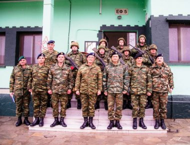 Επίσκεψη Αρχηγού ΓΕΣ στην περιοχή ευθύνης του Δ΄ Σώματος Στρατού (φωτ)